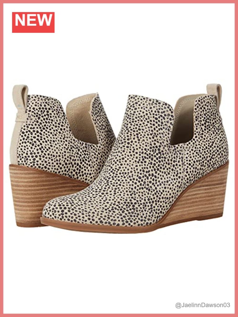 TOMS Kallie Ankle Booties Suede Wedge Heel Lining OrthoLite Eco Friendly